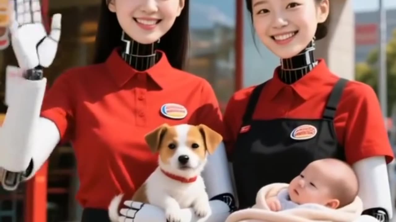 🤖 “Burger King’s Humanoid Robots Are Winning Hearts! 🍔❤️ The Future of Fast Food Service”