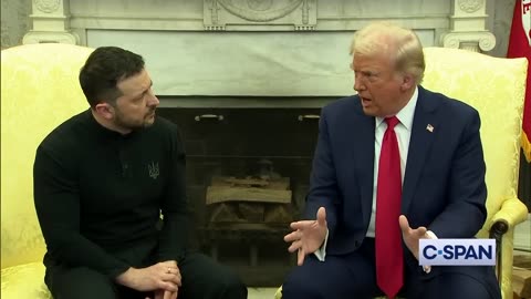 Full Meeting between President Trump, VP Vance and Ukrainian President Zelensky in Oval Office