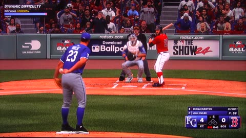 MLB The Show: Kansas City Royals vs Boston Red Sox (S22 G70)