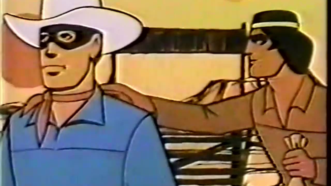 Lone Ranger Cartoon 1966 - Town Tamers Inc. - Action Western