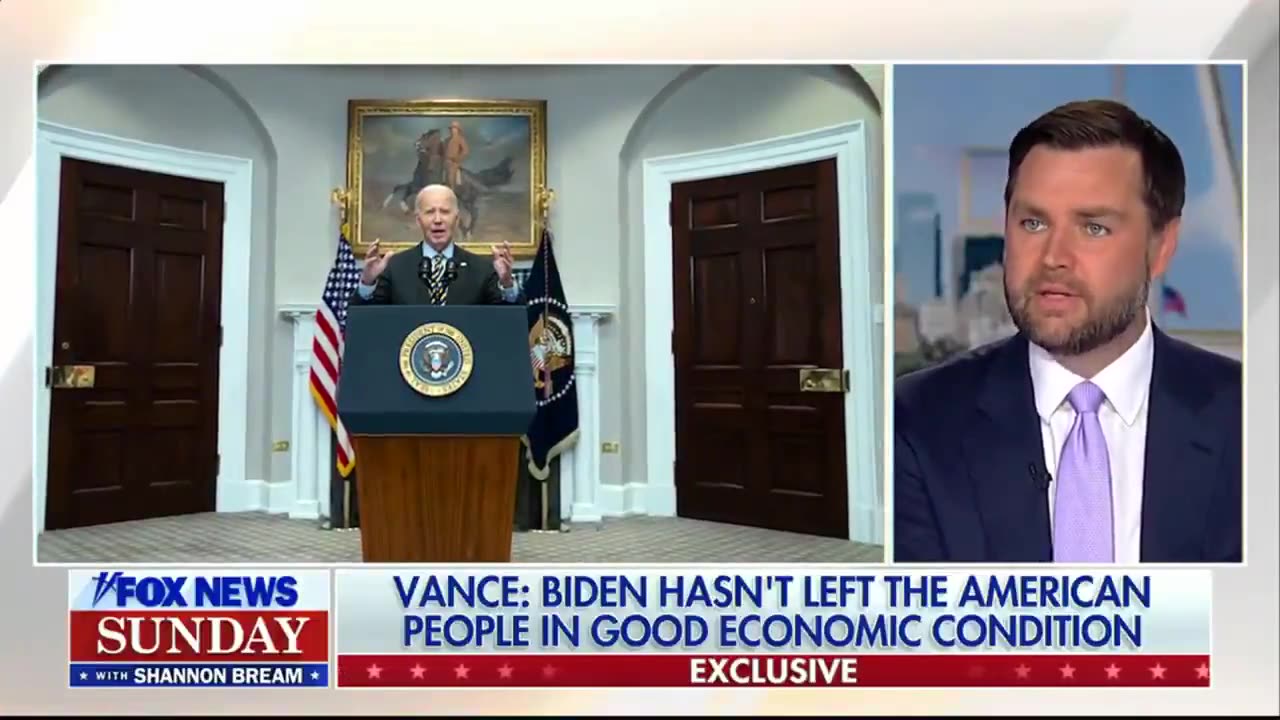 JD Vance Says Biden Left a Dumpster Fire