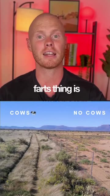 Cows are good for the planet... The whole cow farts thing is a f*cking lie