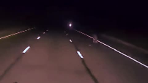 Ghost Hitch Hiker caught on dashcam after highway accident