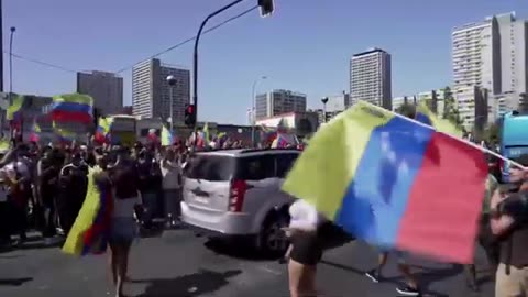 'Venezuela' People Flood Streets After 'U.S' Operation Capturing 'Nicholas Maduro' In Historic Scene