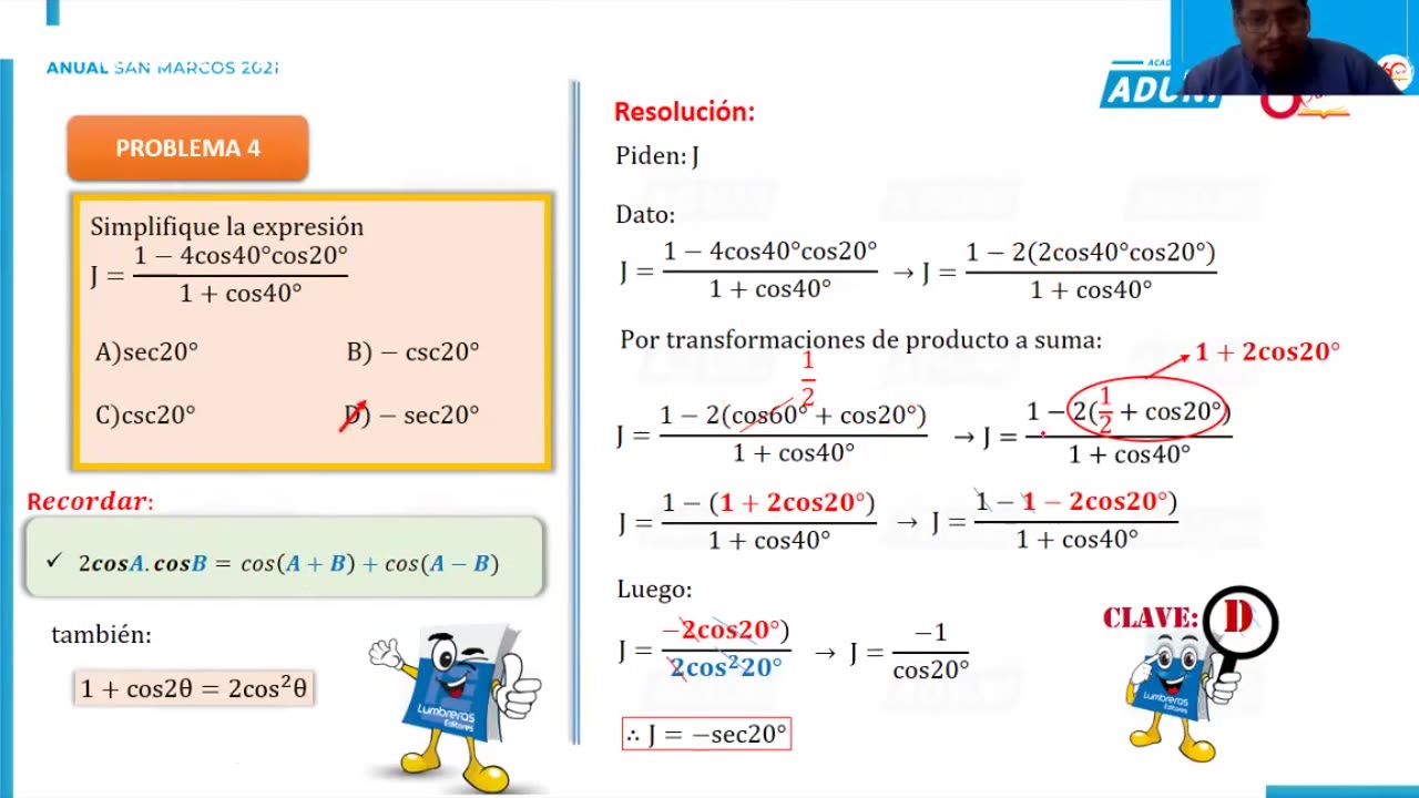 ANUAL ADUNI 2021 | Semana 27 | Trigonometría S2