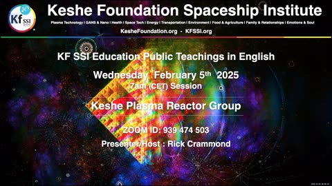 Keshe Plasma Reactor Group 2025-02-05-T1