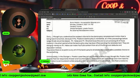 Monday Chat Time With MrCoop & Georgie @GeorgieslifeUnfilte @veterannation1