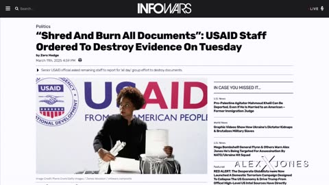 Deep State Panic Exposed: USAID Workers Caught Shredding Burning Docs You Wont Believe Why