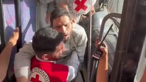 What a difference compared to the Israeli hostages smiling, clean and well fed.