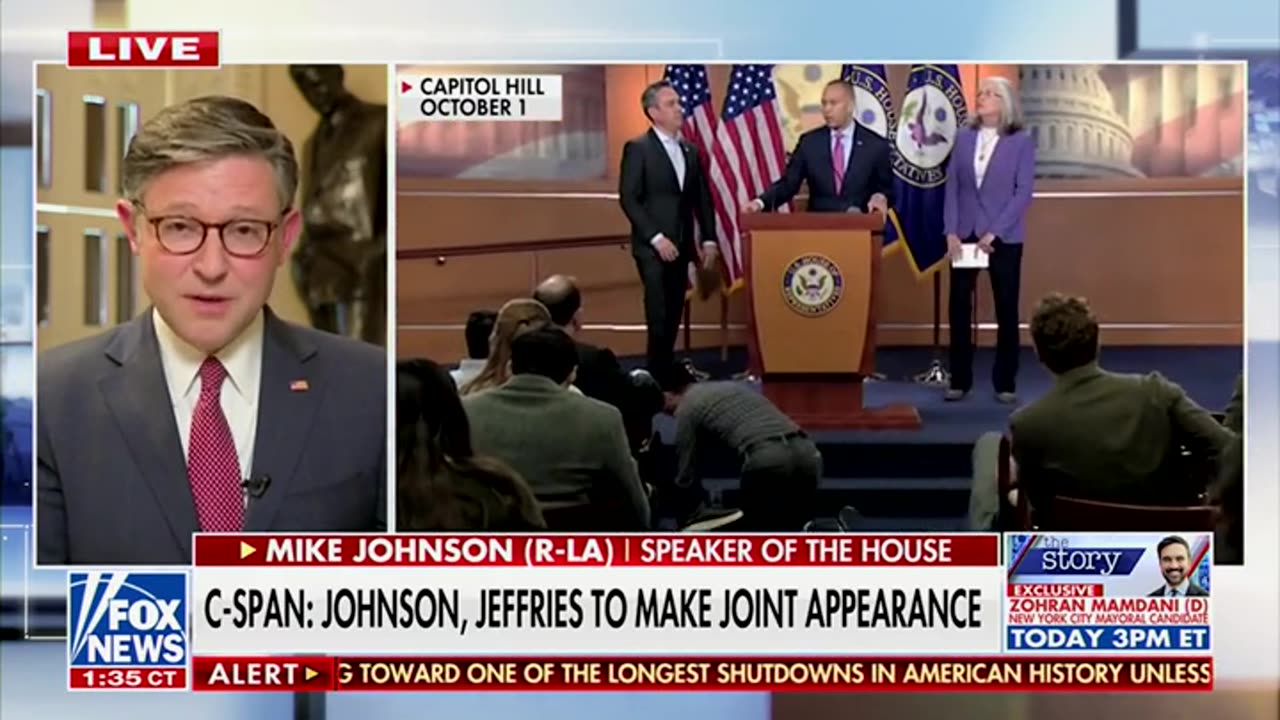 Mike Johnson Pours Cold Water On Reports He Will Debate Hakeem Jeffries