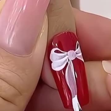 New nail paint design ｜ Red nail polish design ｜ Amazing nail polish design