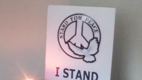 STAND FOR PEACE.....