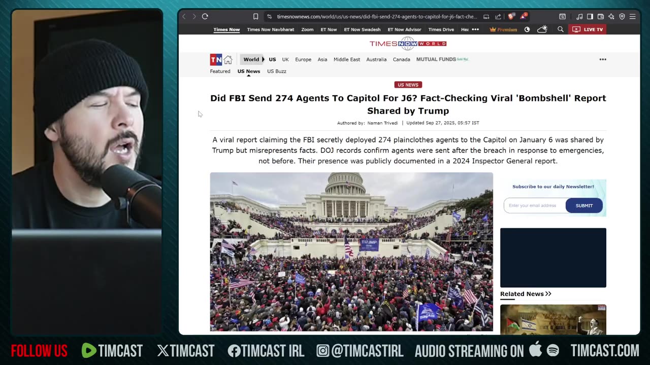 FBI CONFIRMS 275 Agents In J6, AOC Knew?? | Tim Pool