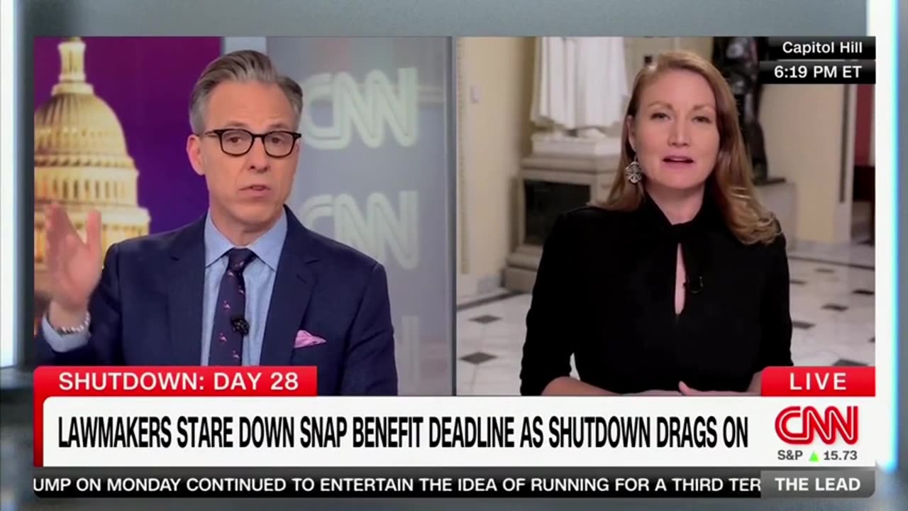 CNNs Jake Tapper Dems Are The Ones Who Closed the Govt