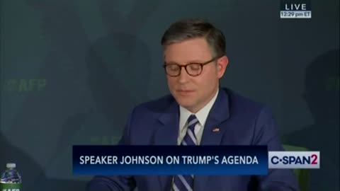 Speaker Johnson: Elon Musk is "inside" federal agencies crawling through spending transactions