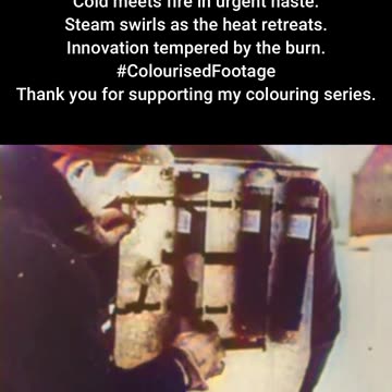 Jetpack Test Fire and Response #ColourisedHistory