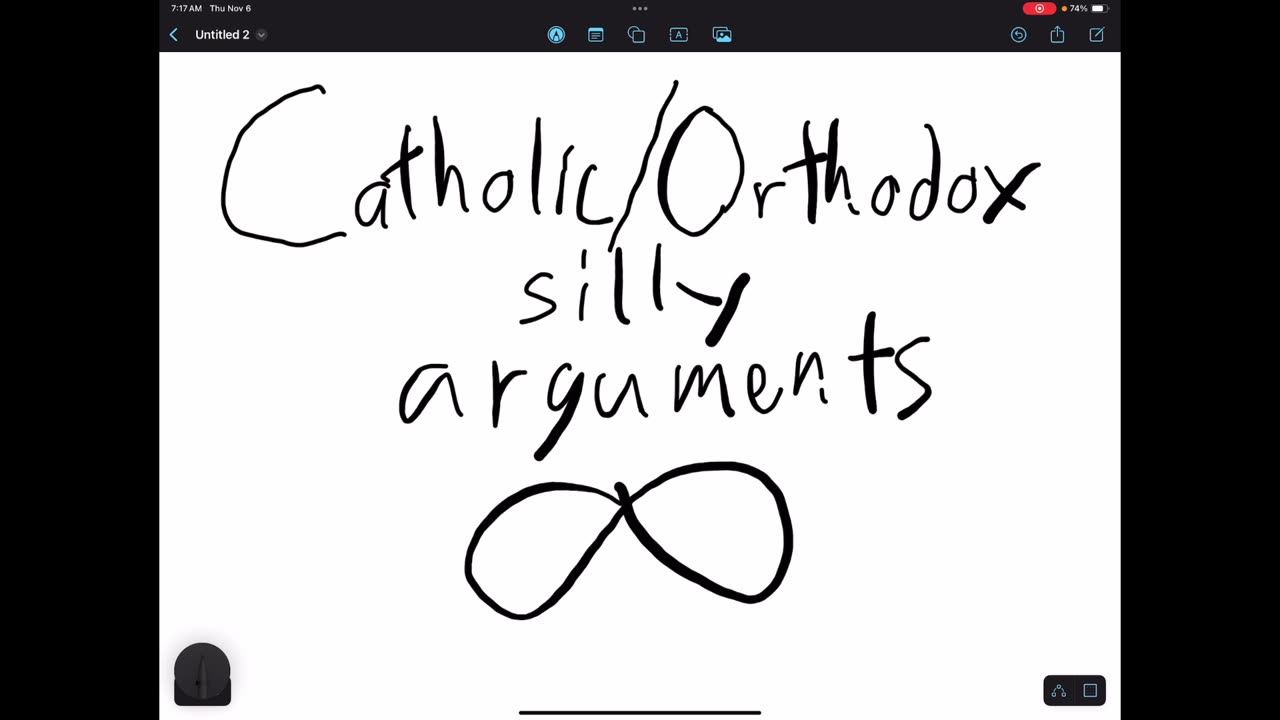 Catholic Orthodox silly arguments infinite