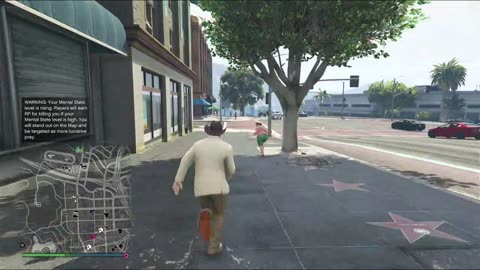 Michael In GTAVO Xbox in the night
