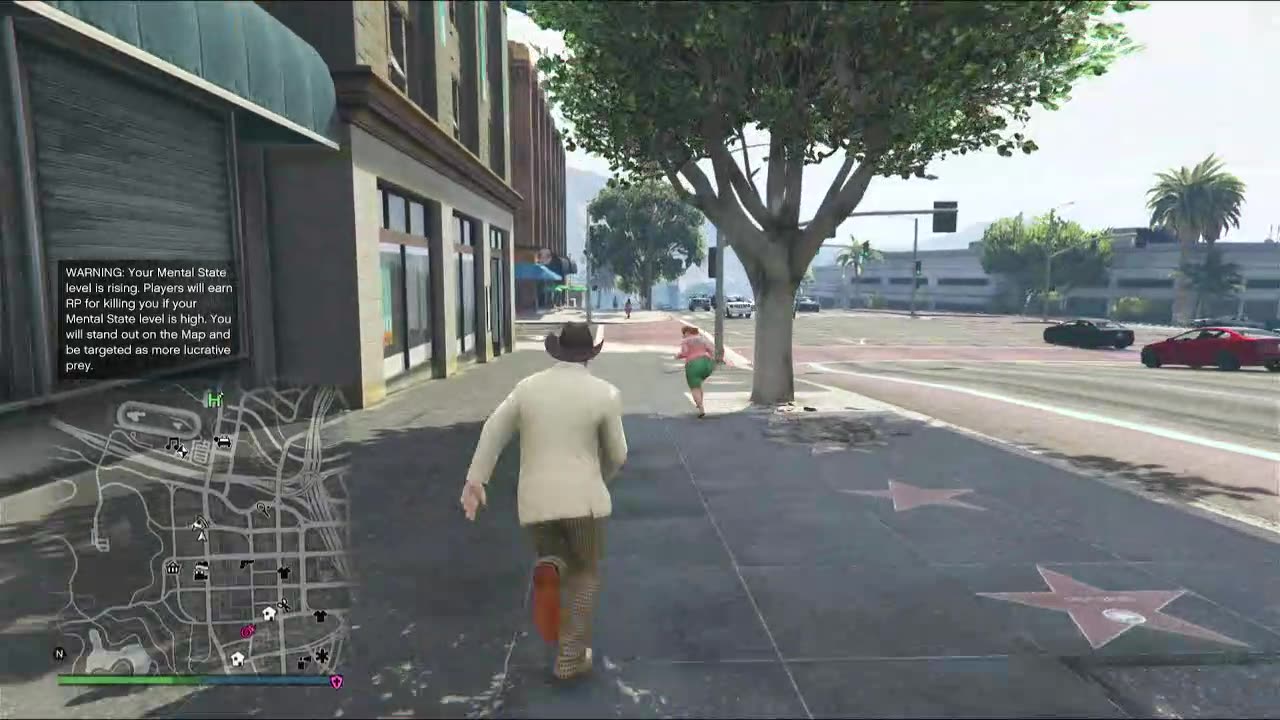 Michael In GTAVO Xbox in the night