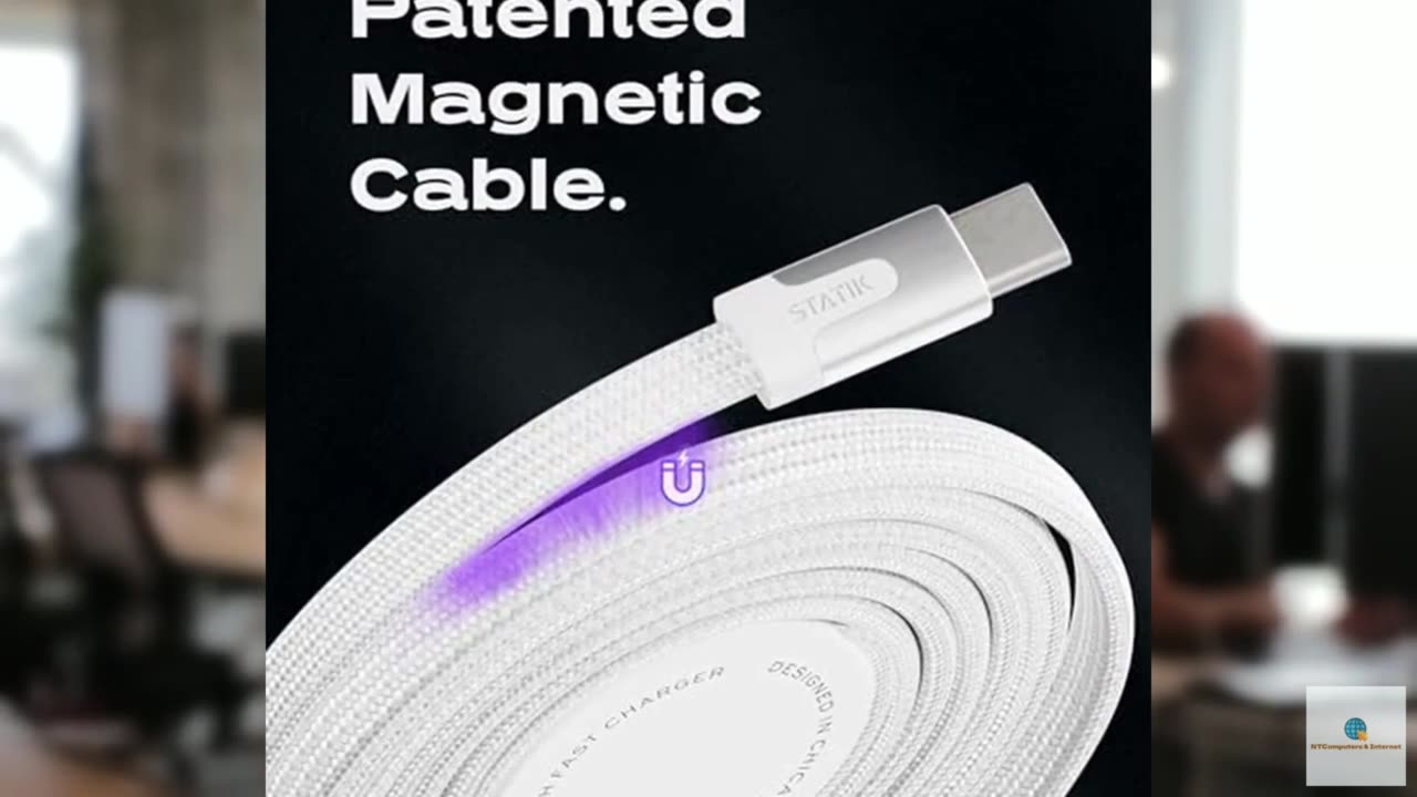 Statik MagStack Duo 2 in 1 USB C to USB C Cable Charging Station for SmartWatch