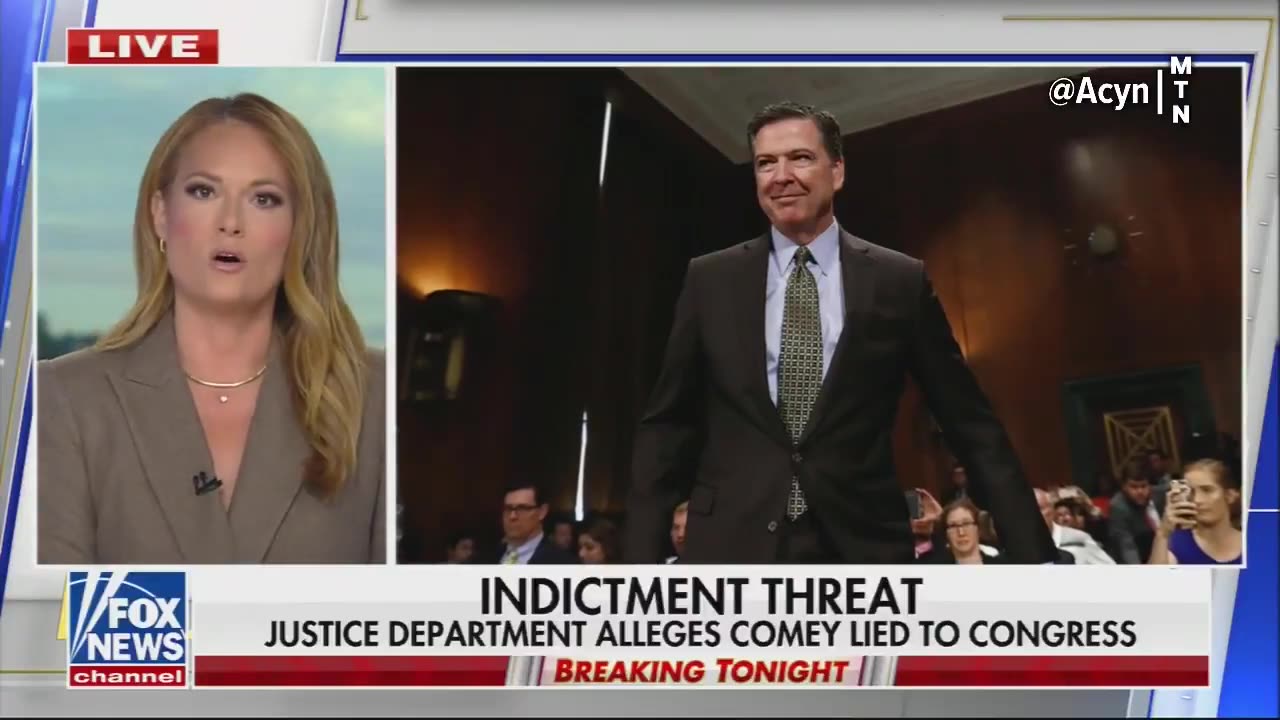 James Comey has been formally charged with a federal offense
