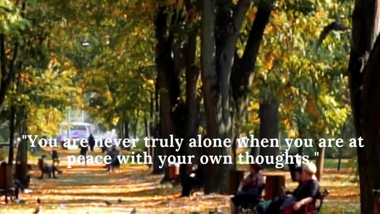 You are never truly alone...