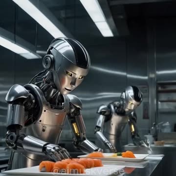 😮 Guess who's dining at a robot-served restaurant in Japan