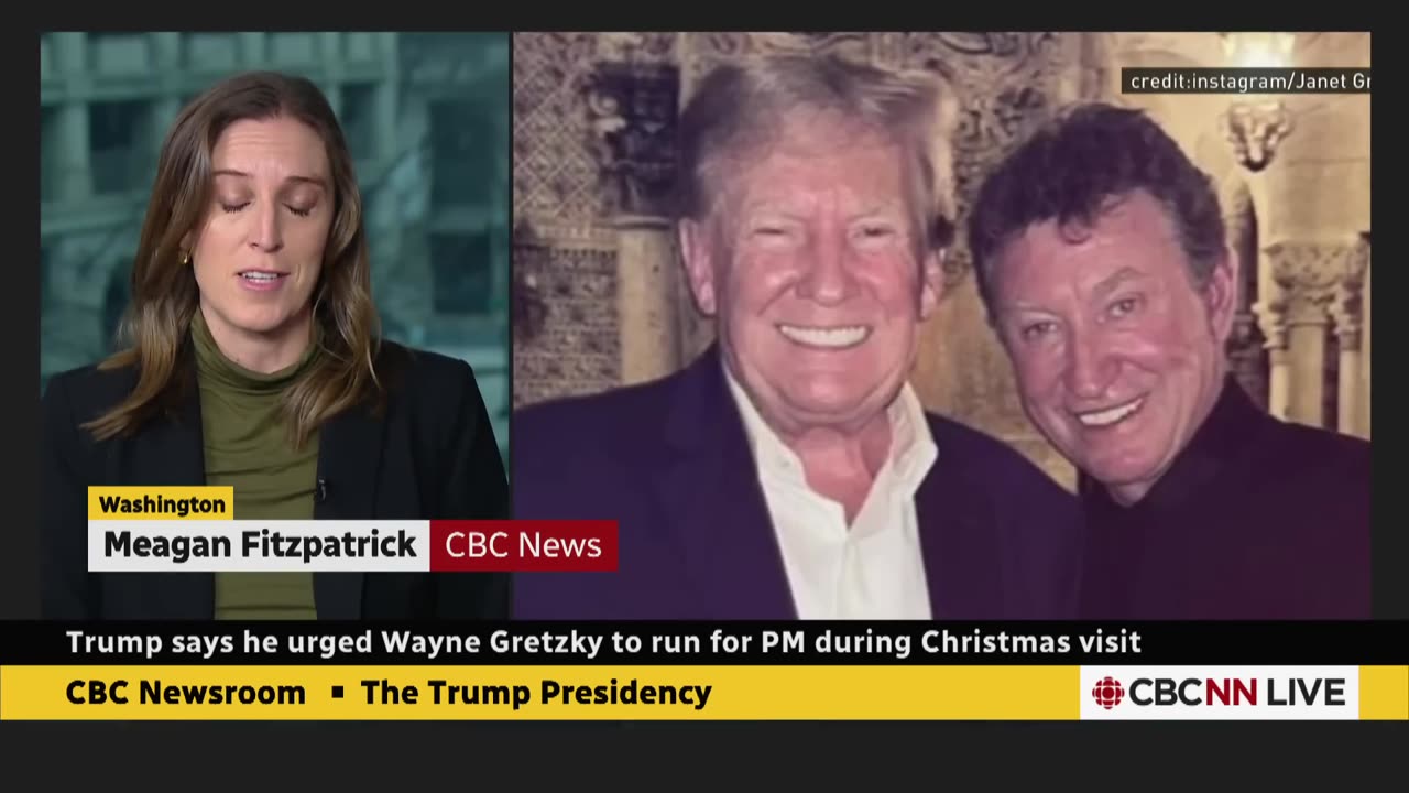 Donald Trump urges Wayne Gretzky to run for prime minister