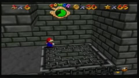 Super Mario 64 - Bowser in the Fire Sea - Secret Star and Key