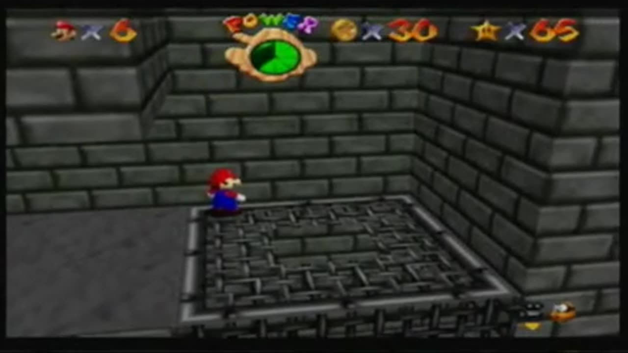 Super Mario 64 - Bowser in the Fire Sea - Secret Star and Key