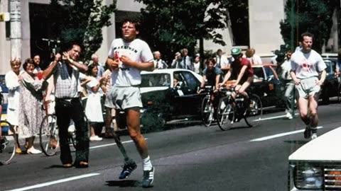 Terry Fox: The Relentless Runner 🏃‍♂️❤️ #Inspiration #Hero