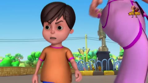 MOTU के Furfuri Nagar आया Cyclone 🌪️😂 | Motu Patlu Funny Episode | Hindi Cartoon
