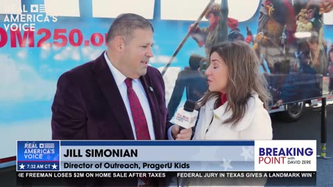 GEORGE WASHINGTON “COMES TO LIFE” IN THE FREEDOM TRUCKS