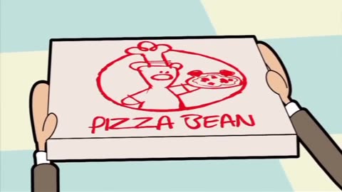 Mr bean pizza bean