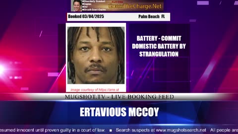 Mugshot TV - Live Arrest Booking Video Stream