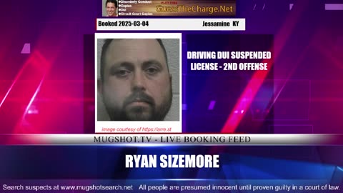 Mugshot TV - Live Arrest Booking Video Stream