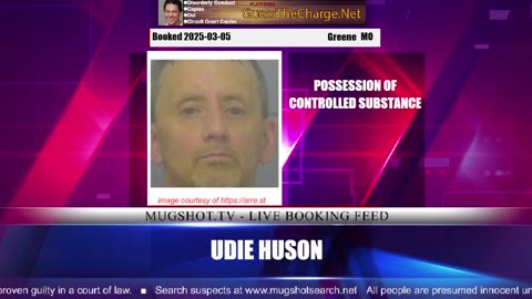 Mugshot TV - Live Arrest Booking Video Stream