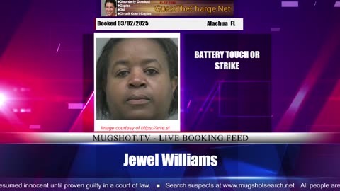 Mugshot TV - Live Arrest Booking Video Stream