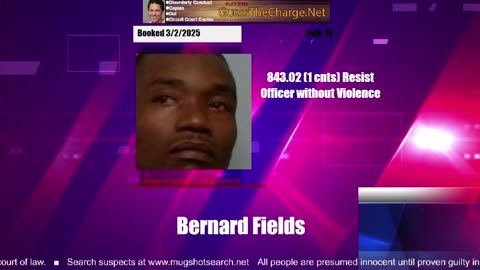 Mugshot TV - Live Arrest Booking Video Stream