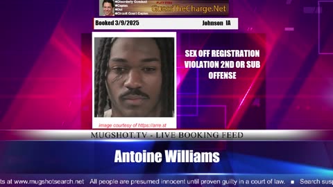 Mugshot TV - Live Arrest Booking Video Stream