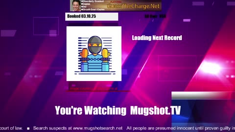 Mugshot TV - Live Arrest Booking Video Stream