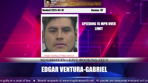 Mugshot TV - Live Arrest Booking Video Stream