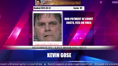 Mugshot TV - Live Arrest Booking Video Stream