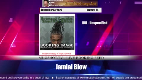 Mugshot TV - Live Arrest Booking Video Stream