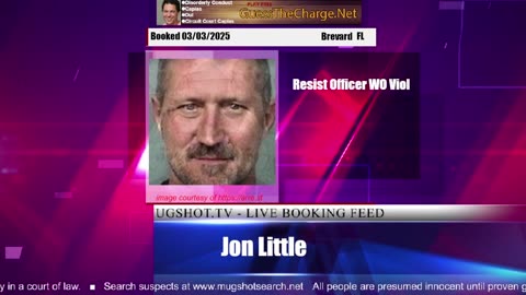 Mugshot TV - Live Arrest Booking Video Stream