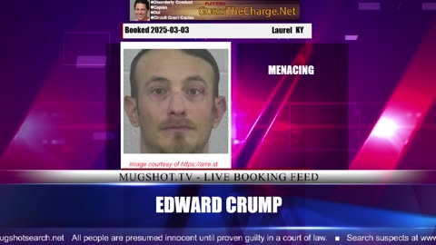 Mugshot TV - Live Arrest Booking Video Stream