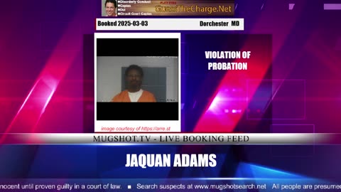 Mugshot TV - Live Arrest Booking Video Stream