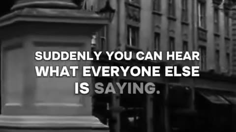 What the awakened feels in a crowd!