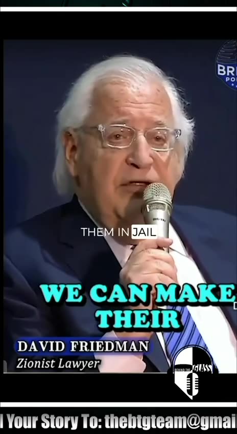 Zionist lawyer thinks it’s ok to jail podcasters who speak against Israel | *Jews are NOT Semites