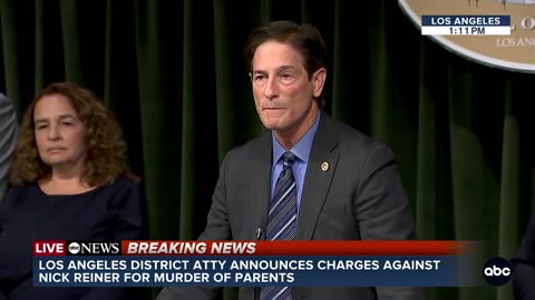 Los Angeles County District Attorney announces new murder charges against Nick Reiner